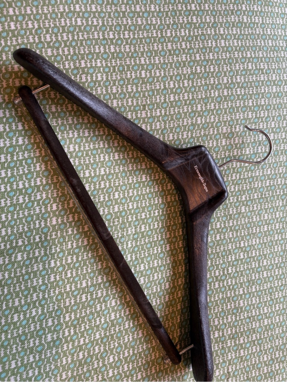 Ermenegildo Zegna Wooden Suit Hanger Brown